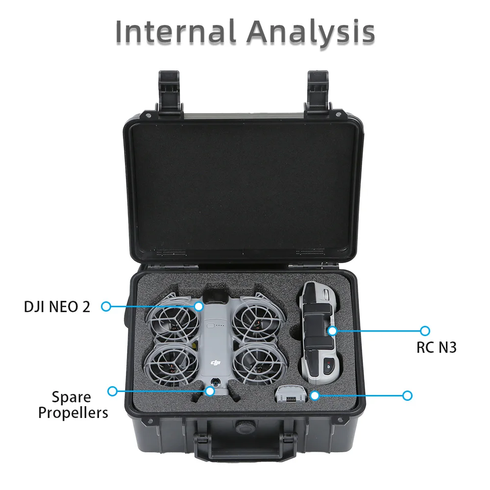 صندوق أمان محمول لـ DJI NEO 2  - مراجعة Drone Hard Shell Case وسعره
