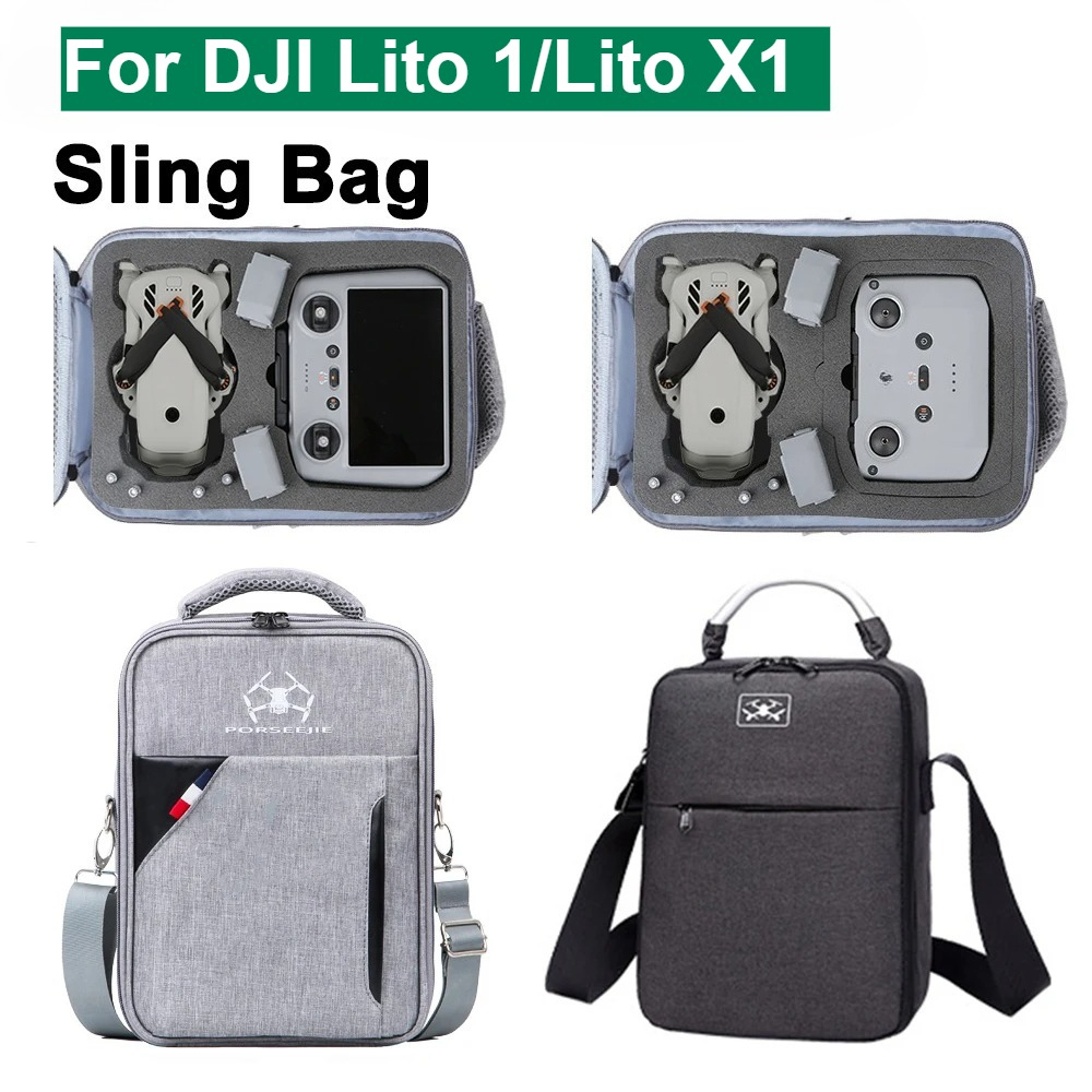 حقيبة كتف محمولة لـ DJI Lito 1 - مراجعة Drone Carrying Case وسعره