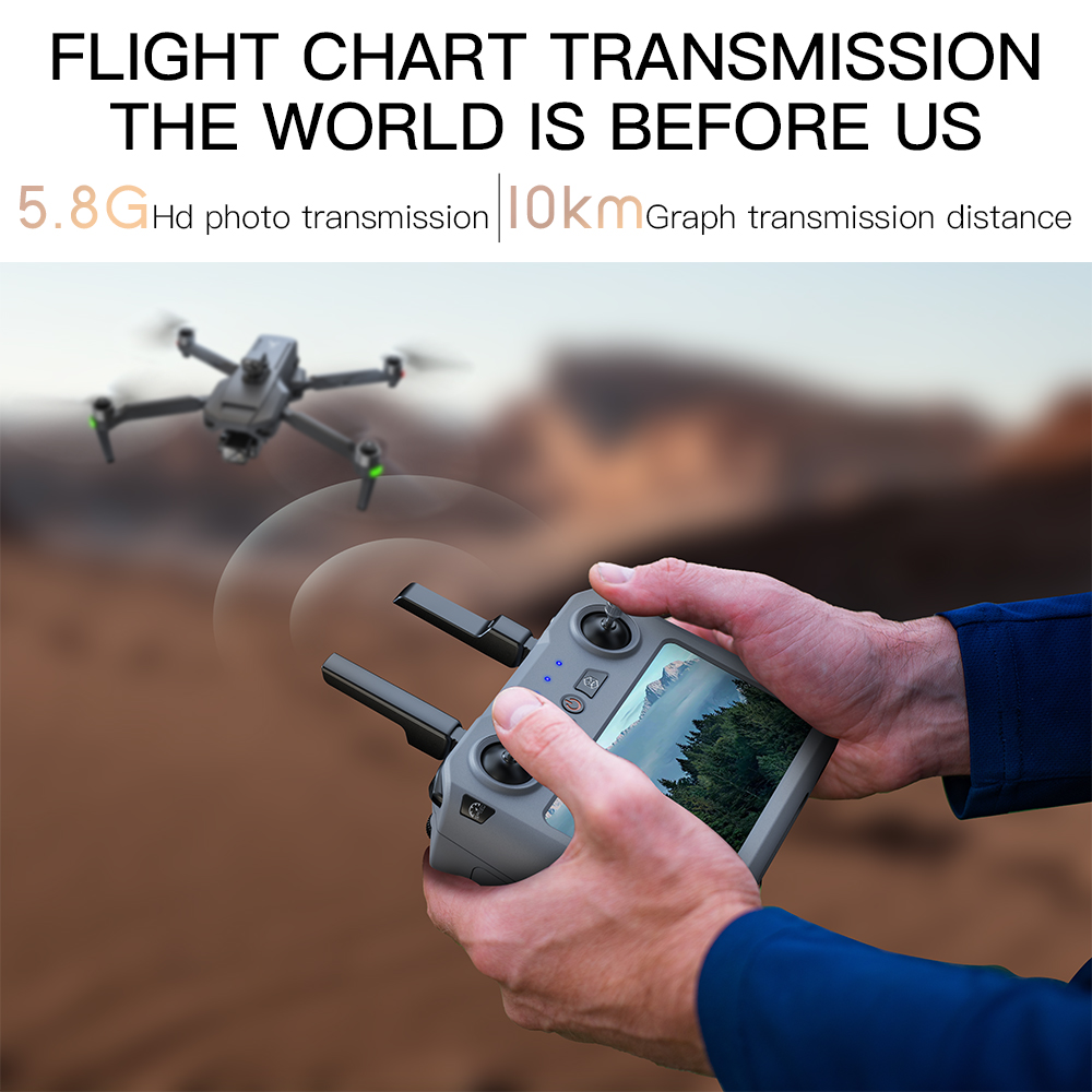 طائرة بدون طيار Teeggi SG909 M - مراجعة Drone Controller Screen وسعره