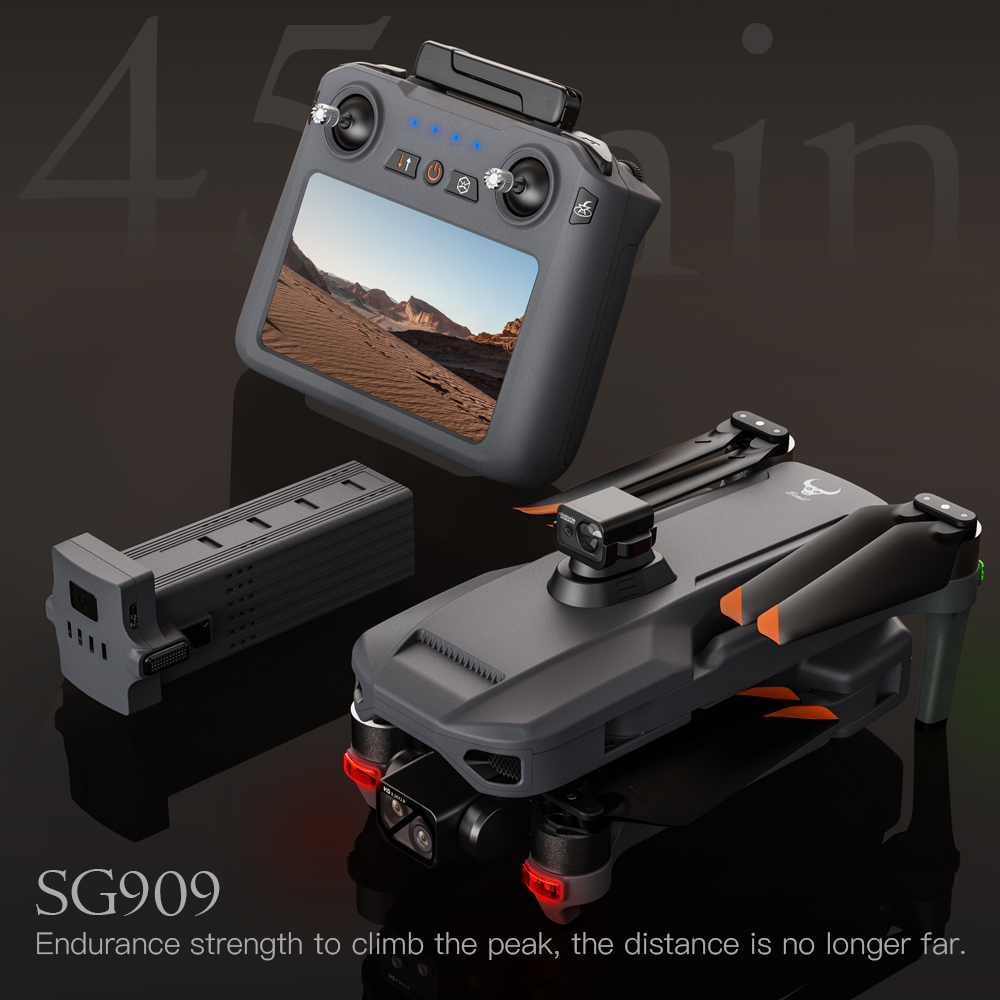 طائرة بدون طيار Teeggi SG909 M - مراجعة Drone Controller Screen وسعره