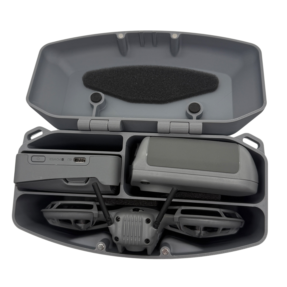 صندوق مطبوع ثلاثي الأبعاد لـ D - مراجعة Drone Carrying Case وسعره