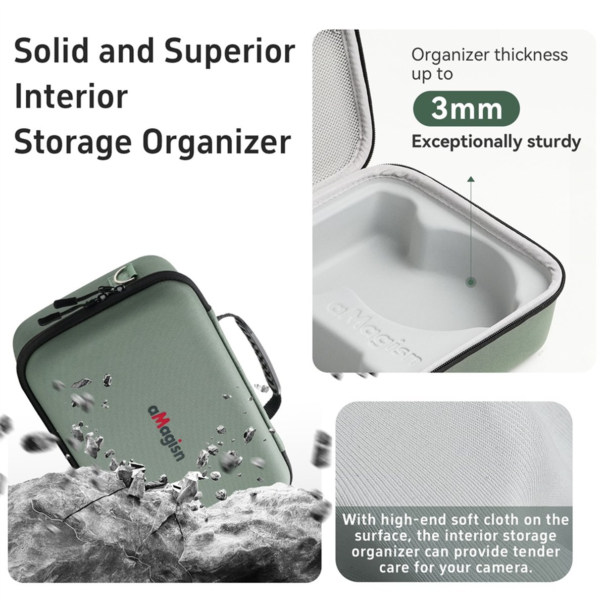M85K حقيبة حمل محمولة لطائرة F - مراجعة Drone Carrying Case وسعره